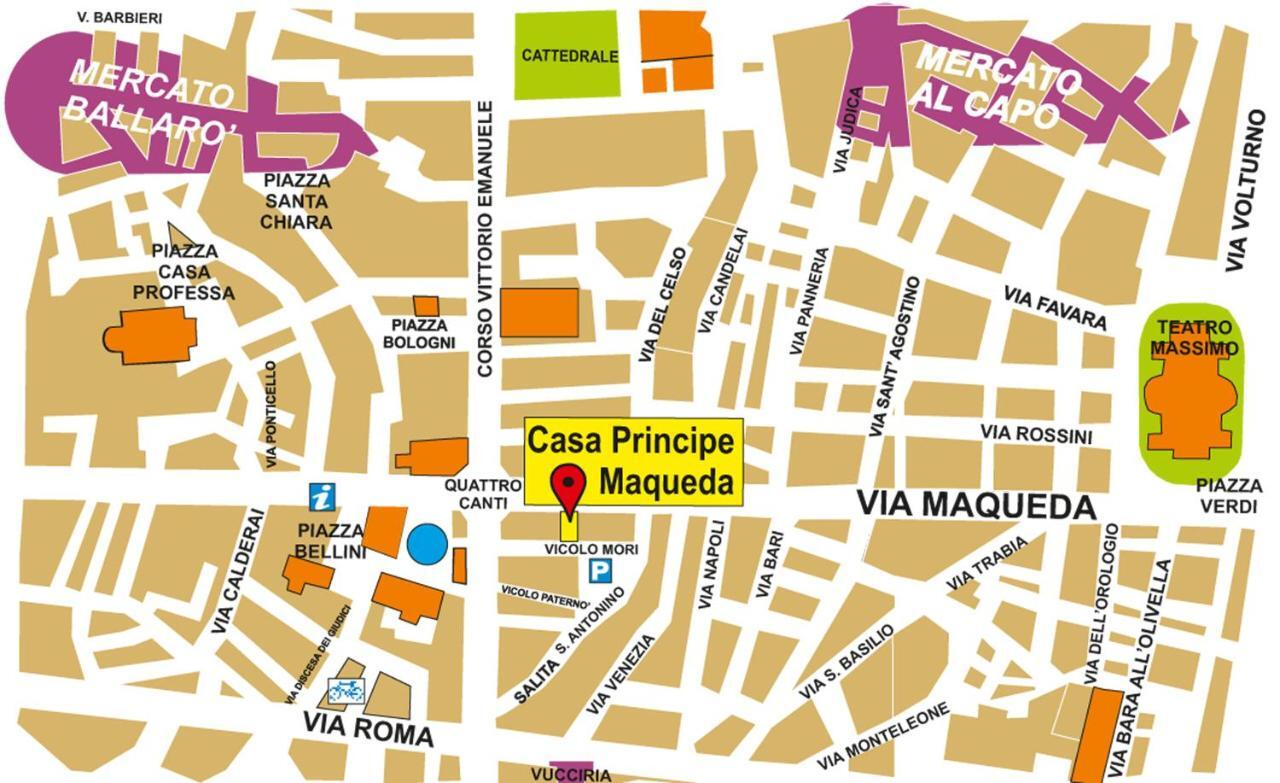 شقة Casa Principe Maqueda باليرمو المظهر الخارجي الصورة